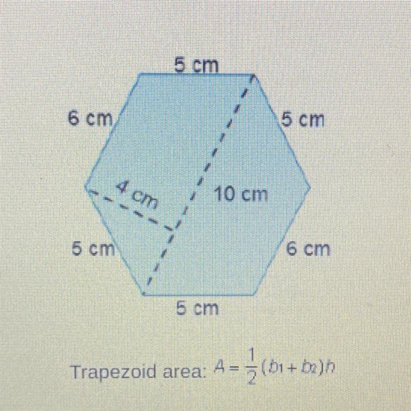 A composite figure is divided into two congruent trapezoids, each with a height of-example-1