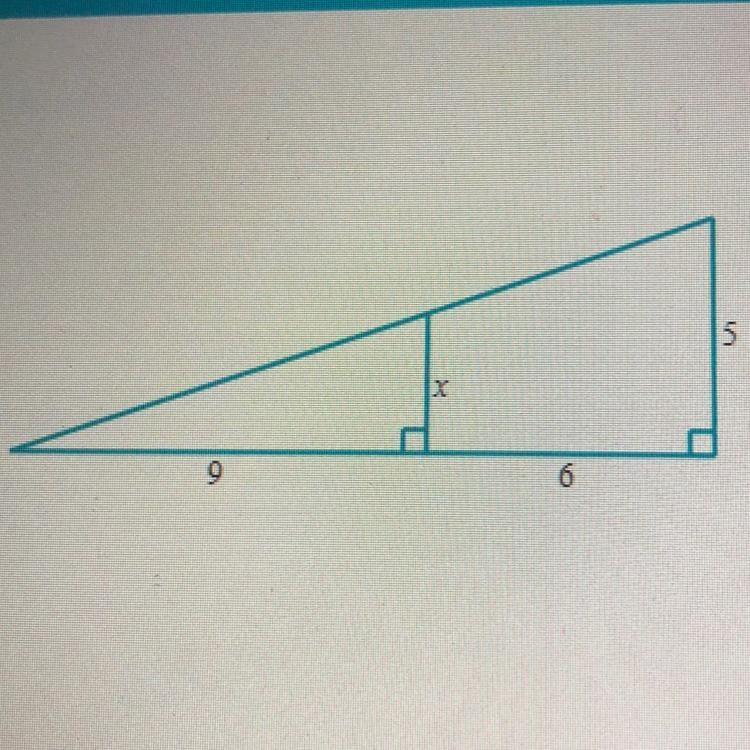 Find the length of x-example-1