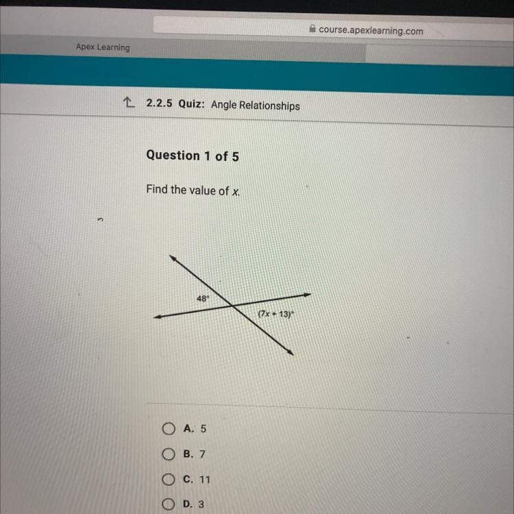 Find the value of x.-example-1