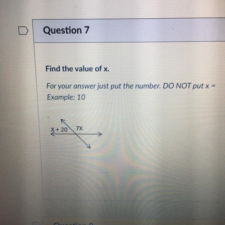 Find the value of x-example-1