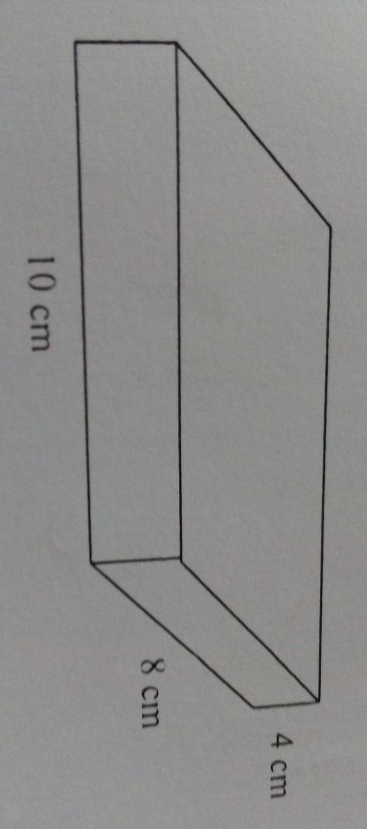 Calculate the total surface area of the give cuboid​-example-1