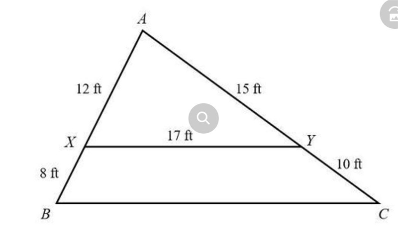 HELP ME PLEASE!!!! ΔAXY ~ ΔABC. What is the value of BC-example-1