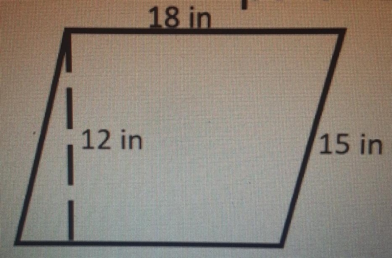 Find the area of the following parallelogram ​-example-1