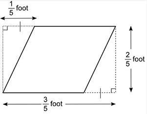 The figure shows a parallelogram inside a rectangle outline: What is the area of the-example-1