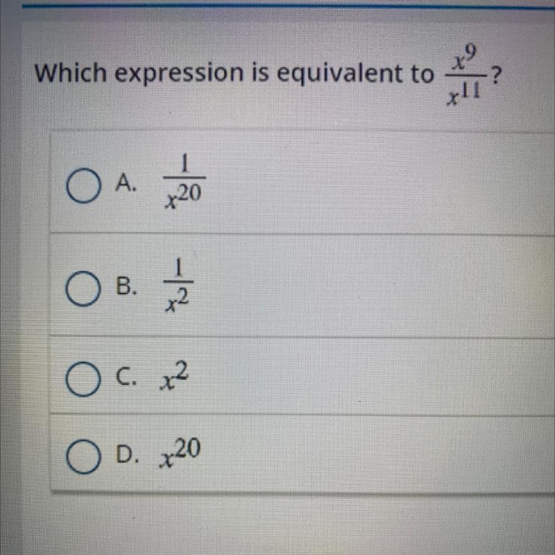 Which expression is equivalent to-example-1