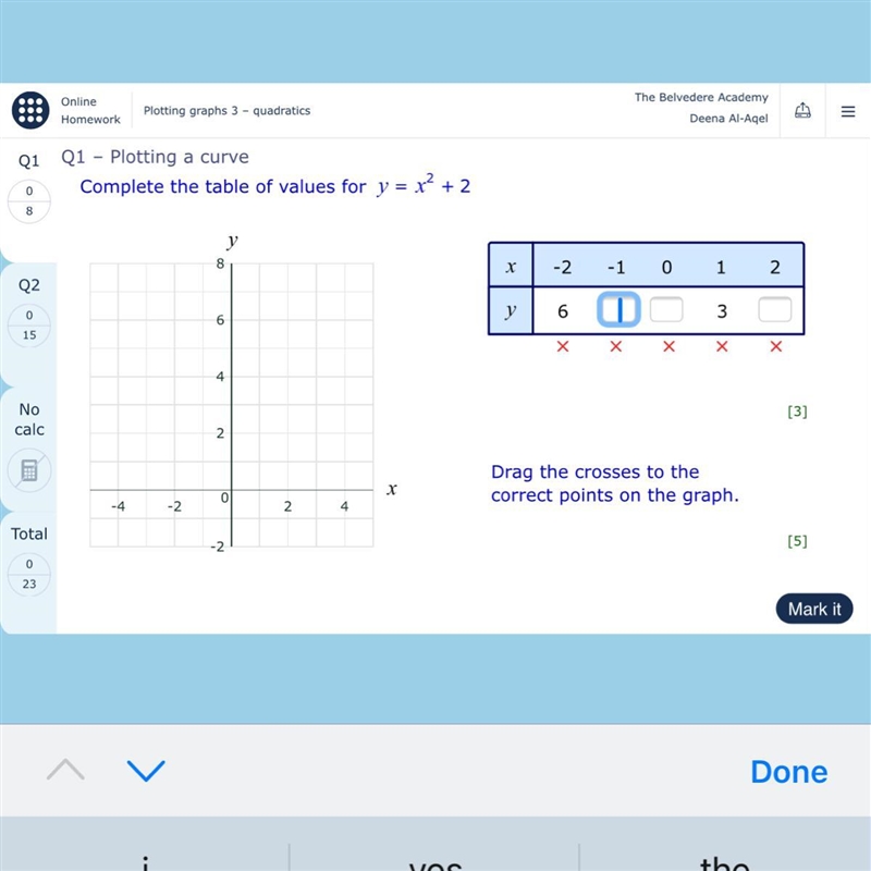 Where do i plot it and whats the answers to the table?-example-1