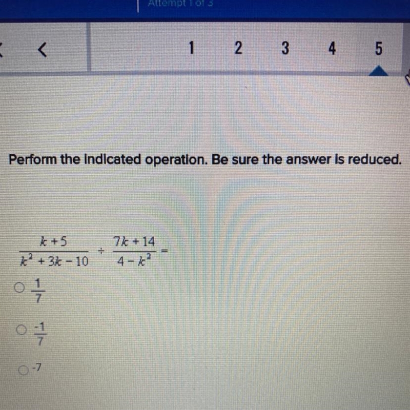 Perform the indicated operation. Be sure the answer is reduced.-example-1