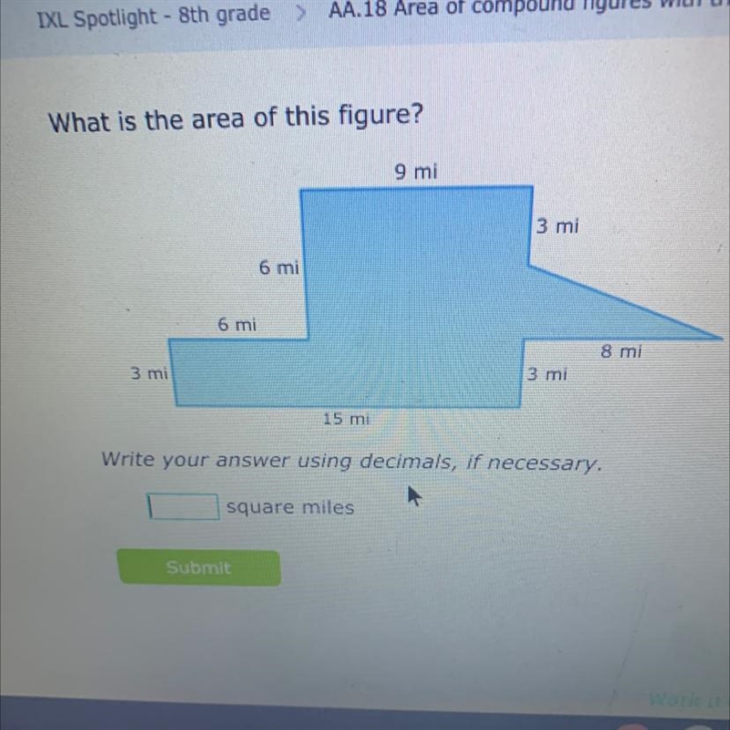 HELP !!!! what is the area of this figure-example-1