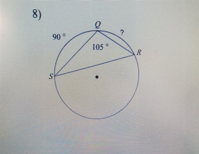 PLEASE THIS IS URGENT. Find the measure of the arc or angle indicated.​-example-1