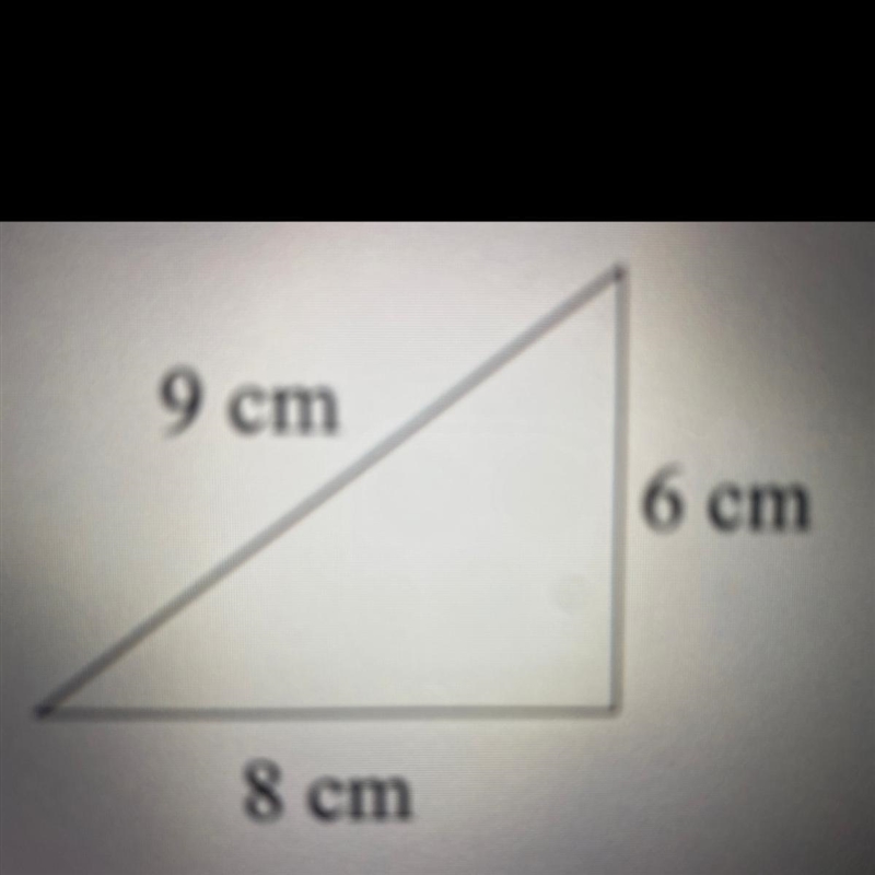 State if the triangle is acute, obtuse, or right. B) Acute A) Obtuse C) Right-example-1