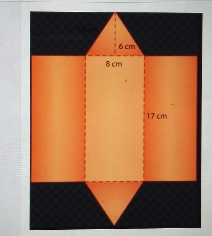 What is the surface area ? 816 cm squared 456 cm squared 106 cm squared 272 cm squared-example-1