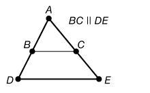 If BC = 5, DE = 9, and AB = 4, what is the length of AD? 7 8 7.2 7.5-example-1