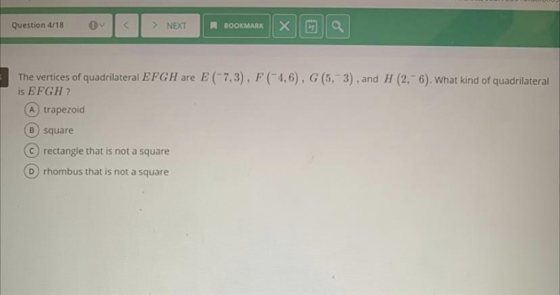 Can someone help me identify what quadrilateral is this?-example-1