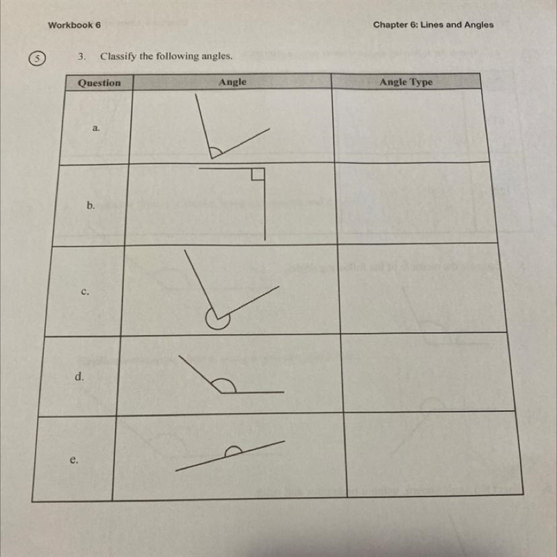 Classify the following angles-example-1