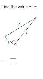 Find the value of x for the question shown above​-example-1