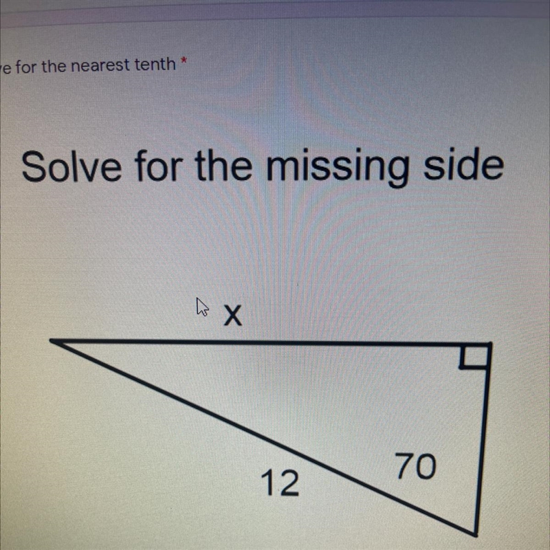 Solve for the nearest tenth-example-1