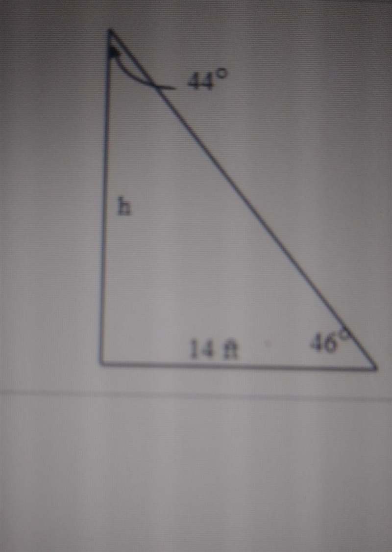 the main sailboat has the dimensions shown in figure at the right . what is the height-example-1