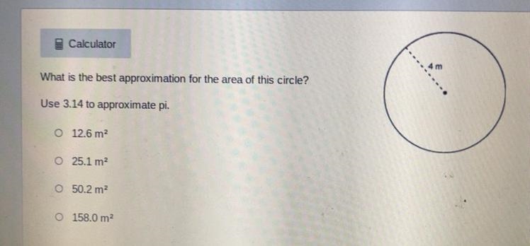 What is the best approximation for the area of this circle? Use 3.14 to approximate-example-1