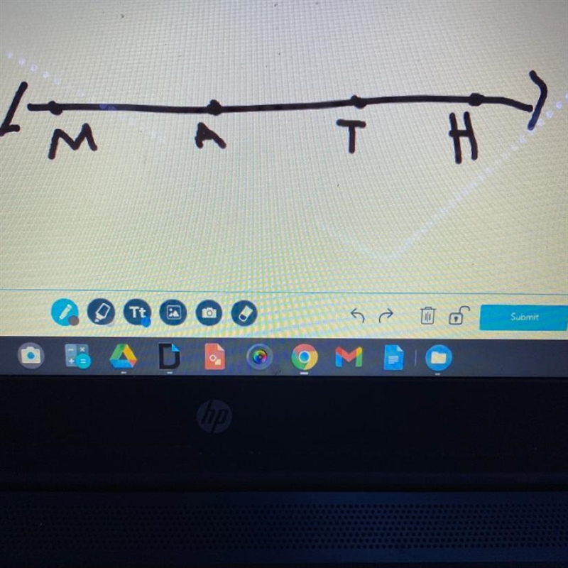 Name four rays from this line (geometry)-example-1