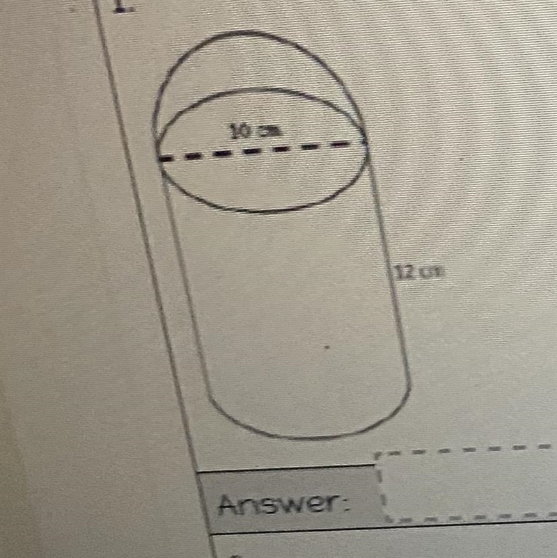 The volume of a compound shape . 10 cm & 12 cm .-example-1