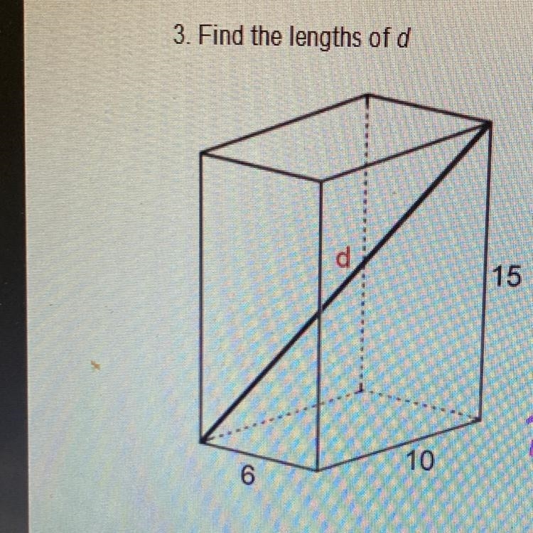 3. Find the lengths of d d 15 7 6 10-example-1