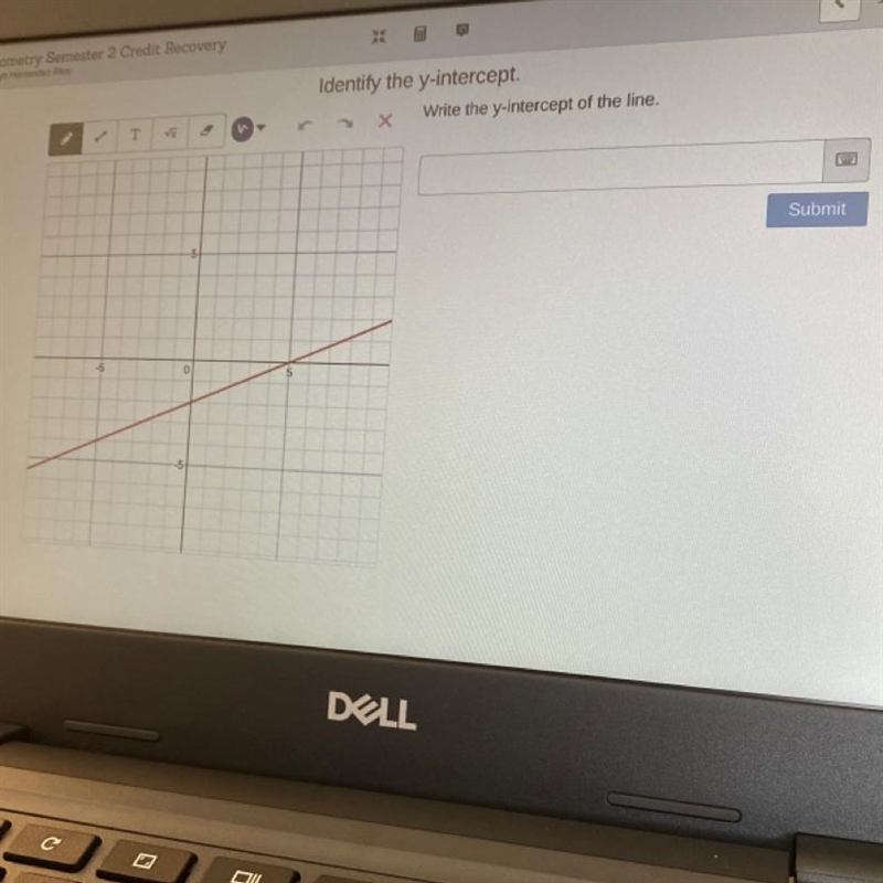 Write the y-intercept of the line-example-1