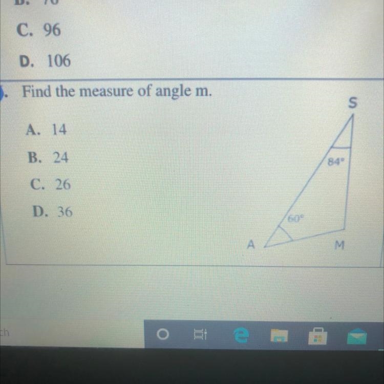 Find the measure of angle m-example-1