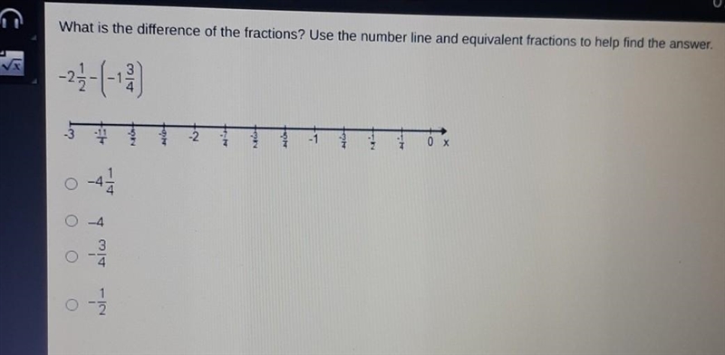 What is the difference of the fractions ? PLZ HELP ONLY HAVE 7 MINS​-example-1