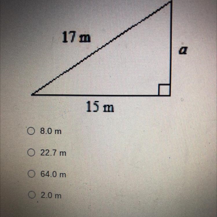 Find the length of the unknown side. Round your answer to the nearest tenth.-example-1