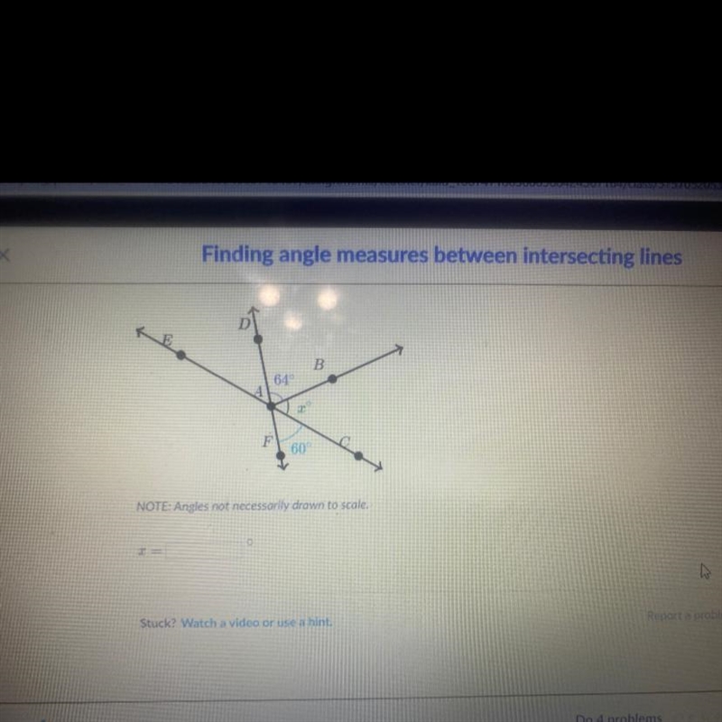 NEED HELP NOW Angles not necessarily drawn to scale-example-1