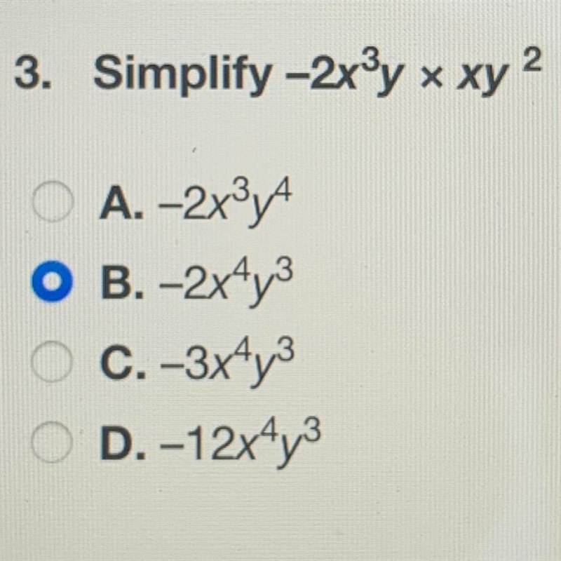 Simplify -2x^3y x xy^2 A-example-1