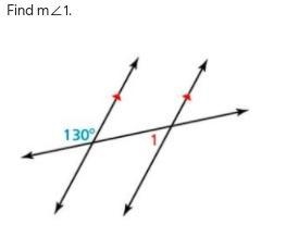 Find m∠1. help me answer this pls-example-1