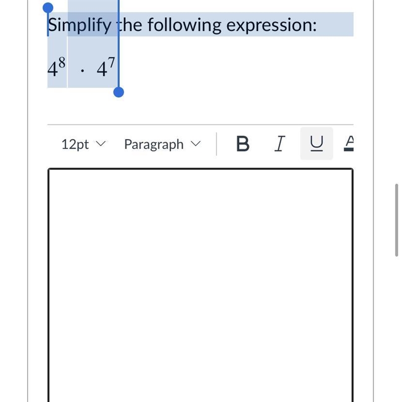 Simplify the following expression: 48⋅47-example-1