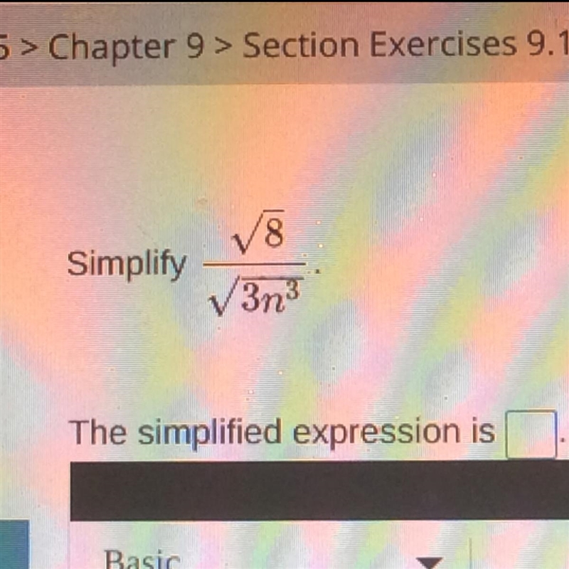 Simplify the radical-example-1