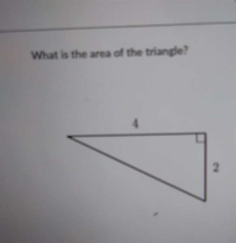 What is the area of the triangle ​-example-1