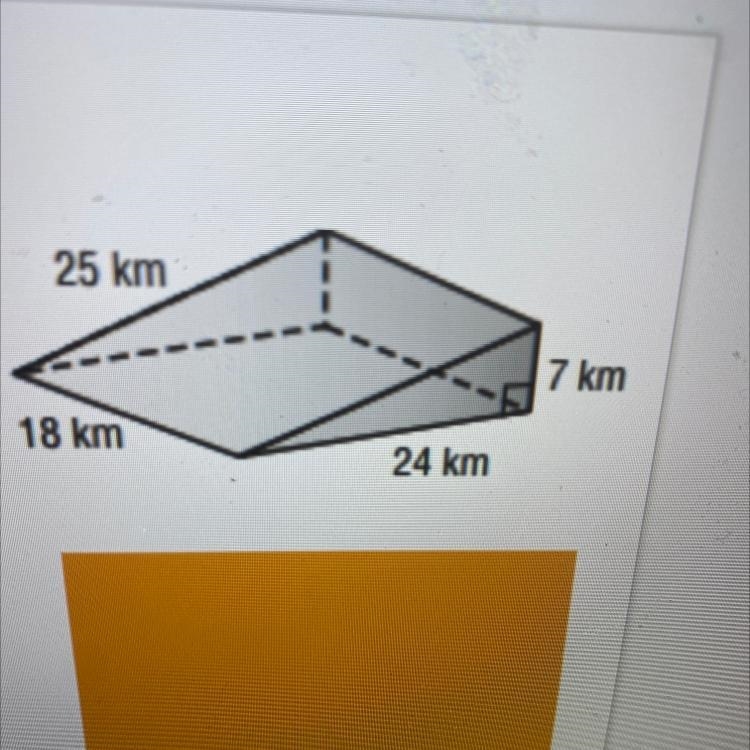 25 km 7 km 18 km 24 km Find the area!!-example-1