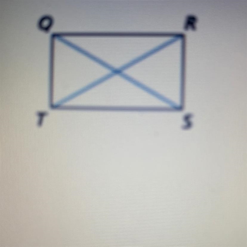 Find x In rectangle QRST, QS = 5x - 31 and RT = 2x + 11. Find the lengths of the diagonals-example-1