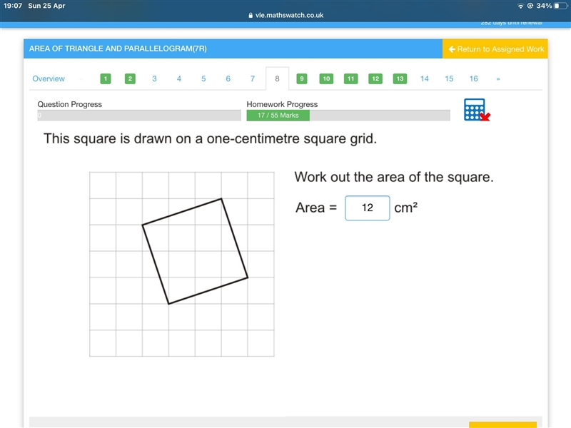 How do I calculate the area-example-1