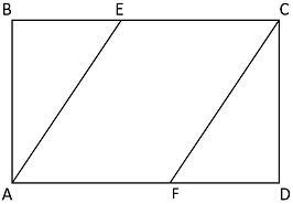 In rectangle ABCD, AB = 18, BC = 24, and AECF is a rhombus. Find FD. The figure is-example-1