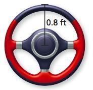 Find the diameter of the object. diameter: ___ ft-example-1