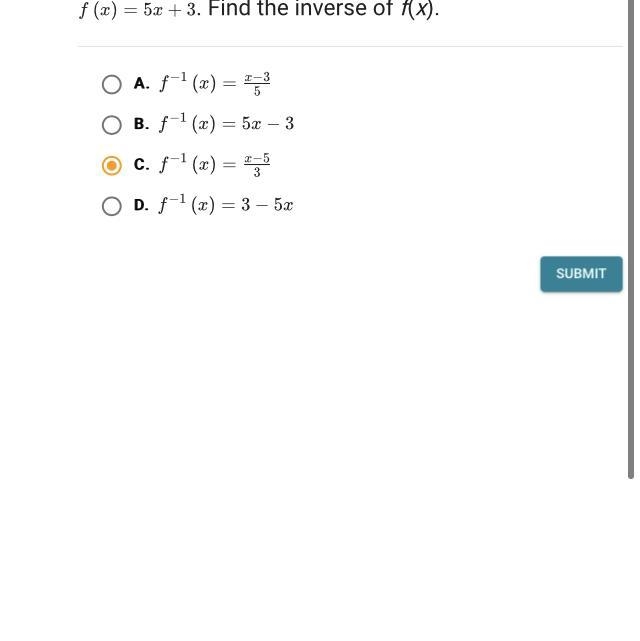 Find the inverse of f(x)-example-1