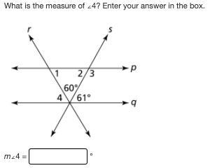 What is the measure of ∠4? Enter your answer in the box.-example-1