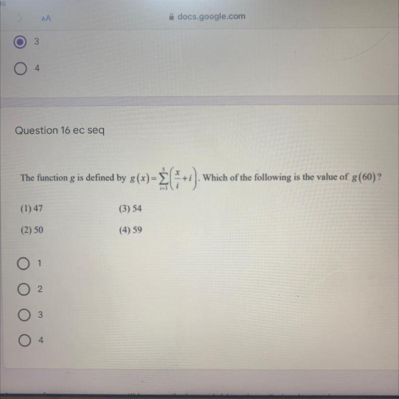 Which of the following is the value of g(60)?-example-1