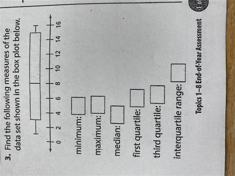 Find the following measures of the data set shown in the box below-example-1