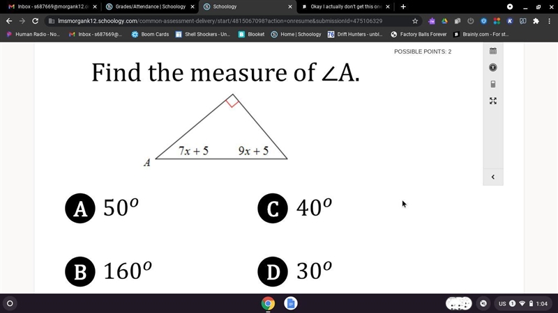 Find the measure of.. (Image included) I'll take all the help I can get please :)-example-1