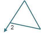 Choose the triangle in which angle 2 is not an exterior angle. help me...new freinds-example-1