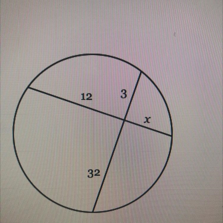 Solve for x. Use the photo for the chord-example-1