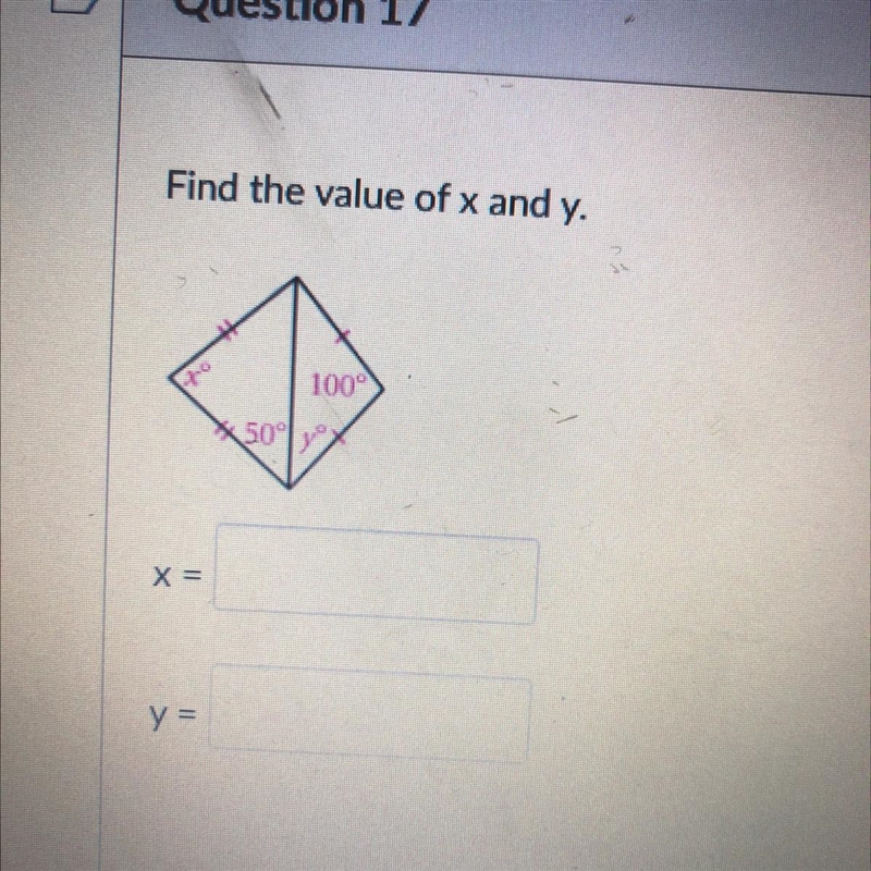 Find the value of x and y.-example-1