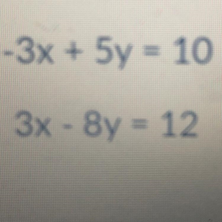 Rosie needs to solve the systems of equations below. She is deciding between the substitution-example-1