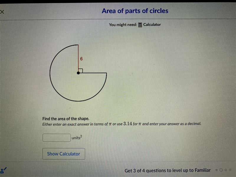 Find the area of the shape. Kahn Academy Oh-example-1